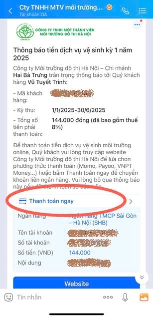 Thanh toán dịch vụ vệ sinh môi trường: Nhanh chóng – An toàn – Tiện lợi trong thời đại số - ảnh 4
