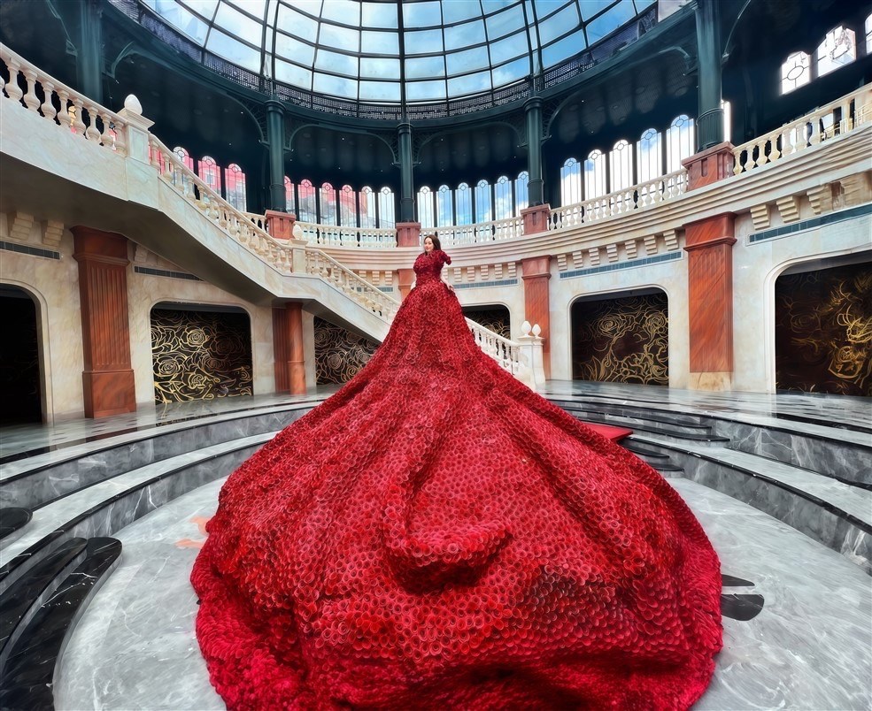 Lạc bước giữa thiên đường hoa hồng tại Sun World Ba Na Hills - ảnh 6