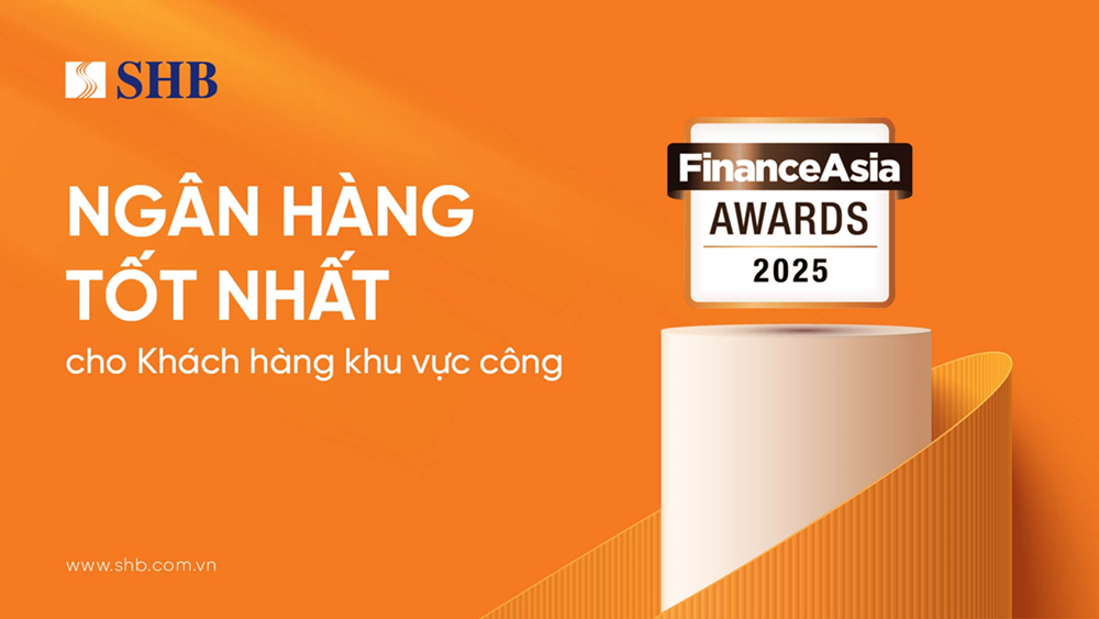 FinanceAsia: SHB là “Ngân hàng Tốt nhất cho Khách hàng Khu vực công” năm 2025 tại Việt Nam - ảnh 1