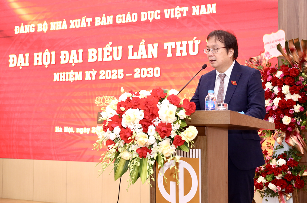 Đại hội Đảng bộ Nhà xuất bản Giáo dục Việt Nam thành công tốt đẹp - ảnh 2