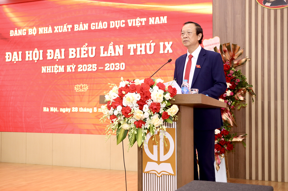 Đại hội Đảng bộ Nhà xuất bản Giáo dục Việt Nam thành công tốt đẹp - ảnh 4