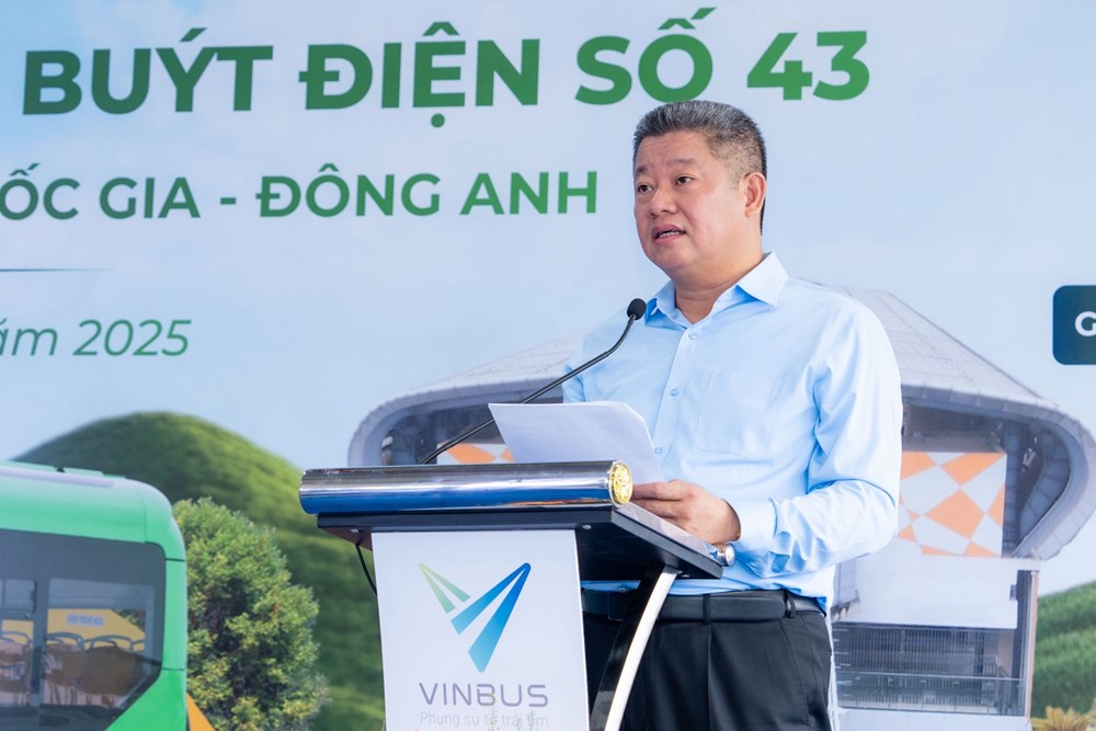VinBus khai trương tuyến buýt điện 43 - kết nối nội thành với Đông Anh - ảnh 1
