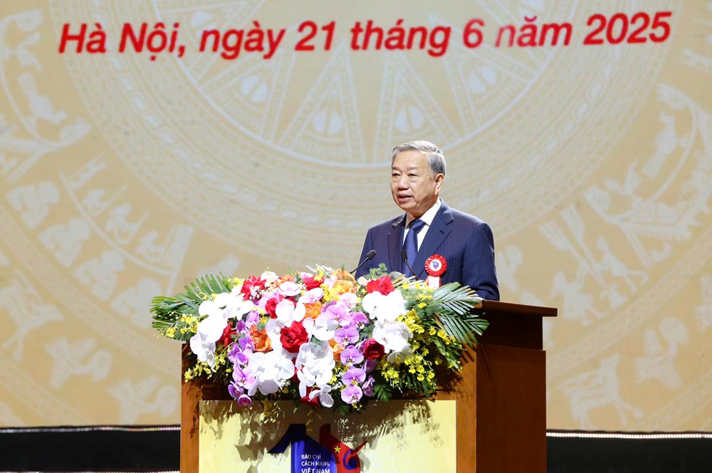 Toàn văn bài phát biểu của Tổng Bí thư Tô Lâm tại Lễ kỷ niệm 100 năm Ngày Báo chí Cách mạng Việt Nam - ảnh 1