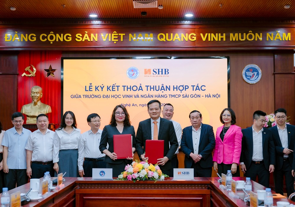 SHB ký kết hợp tác với Trường Đại học Vinh - ảnh 1