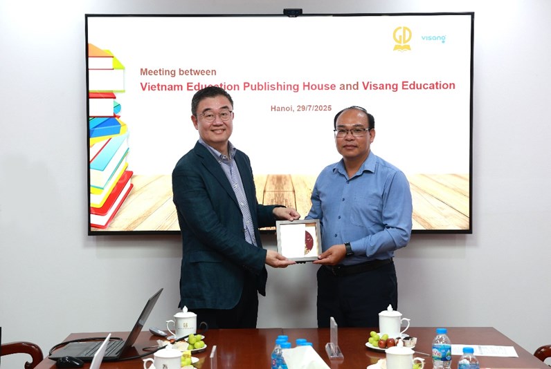 Nhà xuất bản Giáo dục Việt Nam làm việc với Công ty Visang (Hàn Quốc) về hợp tác giáo dục số - ảnh 4