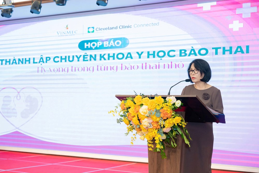 Vinmec ra mắt chuyên khoa Y học bào thai - Bước ngoặt điều trị trước sinh tại Việt Nam - ảnh 1