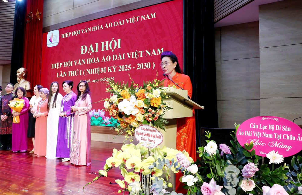 Đại hội lần thứ nhất Hiệp hội Văn hóa Áo dài Việt Nam: Áo dài có “mái nhà chung“ - ảnh 5