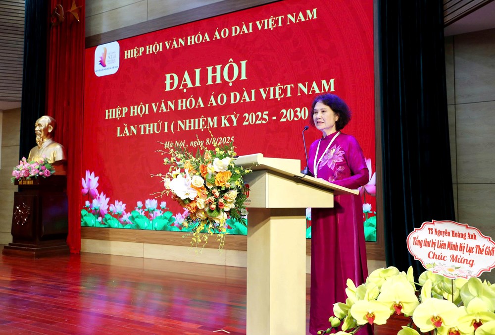 Đại hội lần thứ nhất Hiệp hội Văn hóa Áo dài Việt Nam: Áo dài có “mái nhà chung“ - ảnh 6