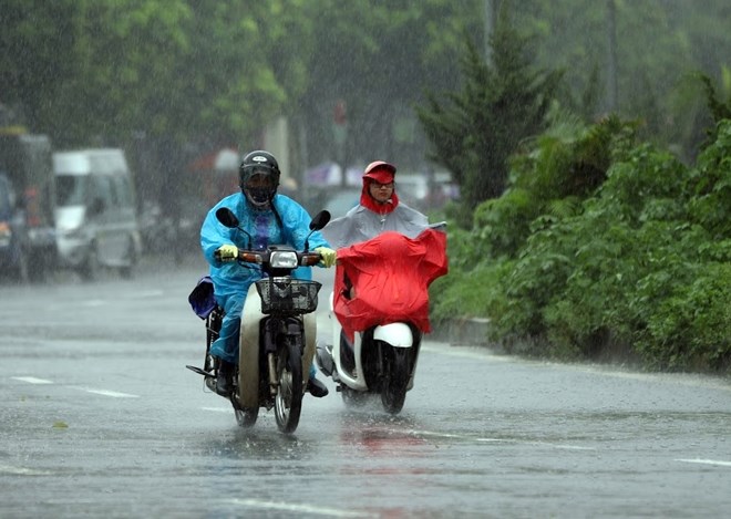 Dự báo thời tiết 19.8: Hà Nội mưa dông, Đông Bắc Bộ gió mạnh - ảnh 1