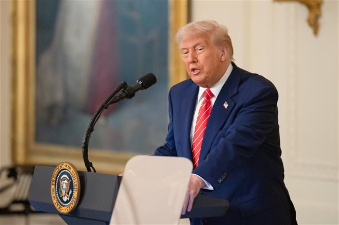 Tổng thống Trump ra tuyên bố sau cuộc gặp với Tổng thống Ukraine và lãnh đạo châu Âu - ảnh 1