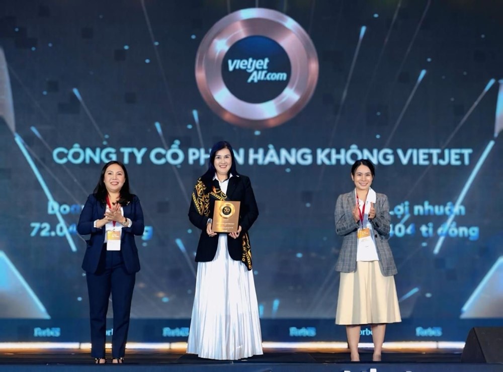 Forbes vinh danh Vietjet trong Top 50 Công ty niêm yết tốt nhất Việt Nam 2025 - ảnh 1