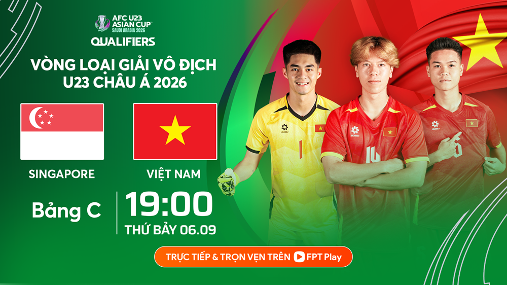 Link xem trực tiếp bóng đá U23 Việt Nam vs U23 Singapore - ảnh 1