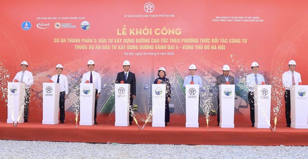 Cao tốc Vành đai 4 khởi công, mở lối cho Vinhomes Wonder City bứt phá, hút giới nhà giàu quốc tế về phía Tây Thủ đô - ảnh 1