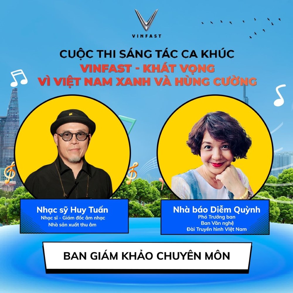 VinFast chuẩn bị vinh danh ca khúc xuất sắc nhất cuộc thi “Khát vọng vì Việt Nam Xanh và Hùng cường” - ảnh 3