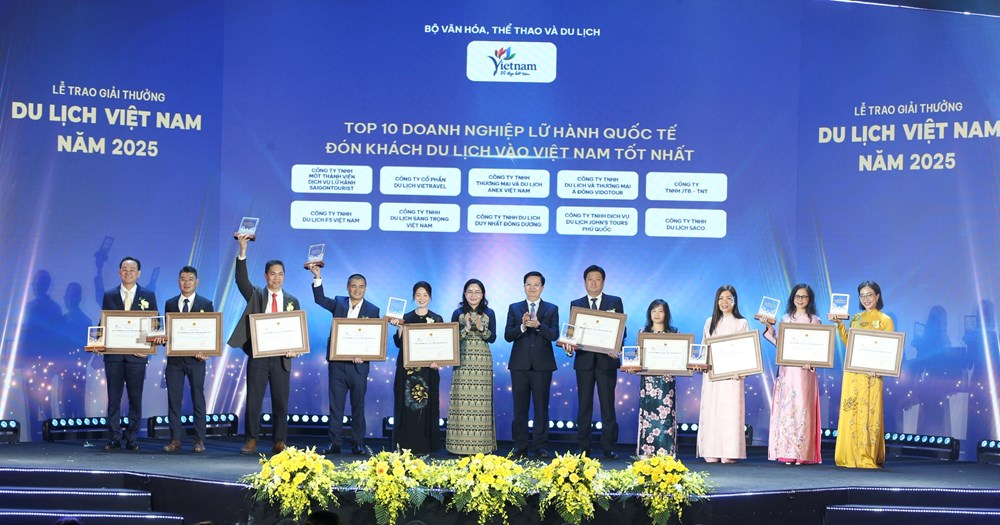 Du lịch Việt Nam vươn tầm: 113 tập thể, doanh nghiệp được vinh danh tại Giải thưởng Du lịch Việt Nam 2025 - ảnh 5