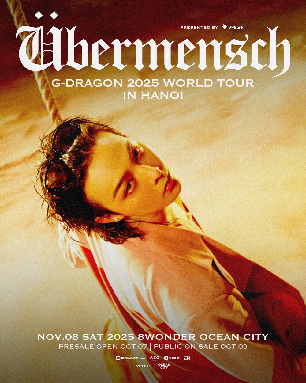 G-DRAGON 2025 WORLD TOUR [Übermensch] Biểu tượng toàn cầu chính thức trở lại với chuyến lưu diễn được mong chờ bậc nhất tại các thành phố lớn - ảnh 1