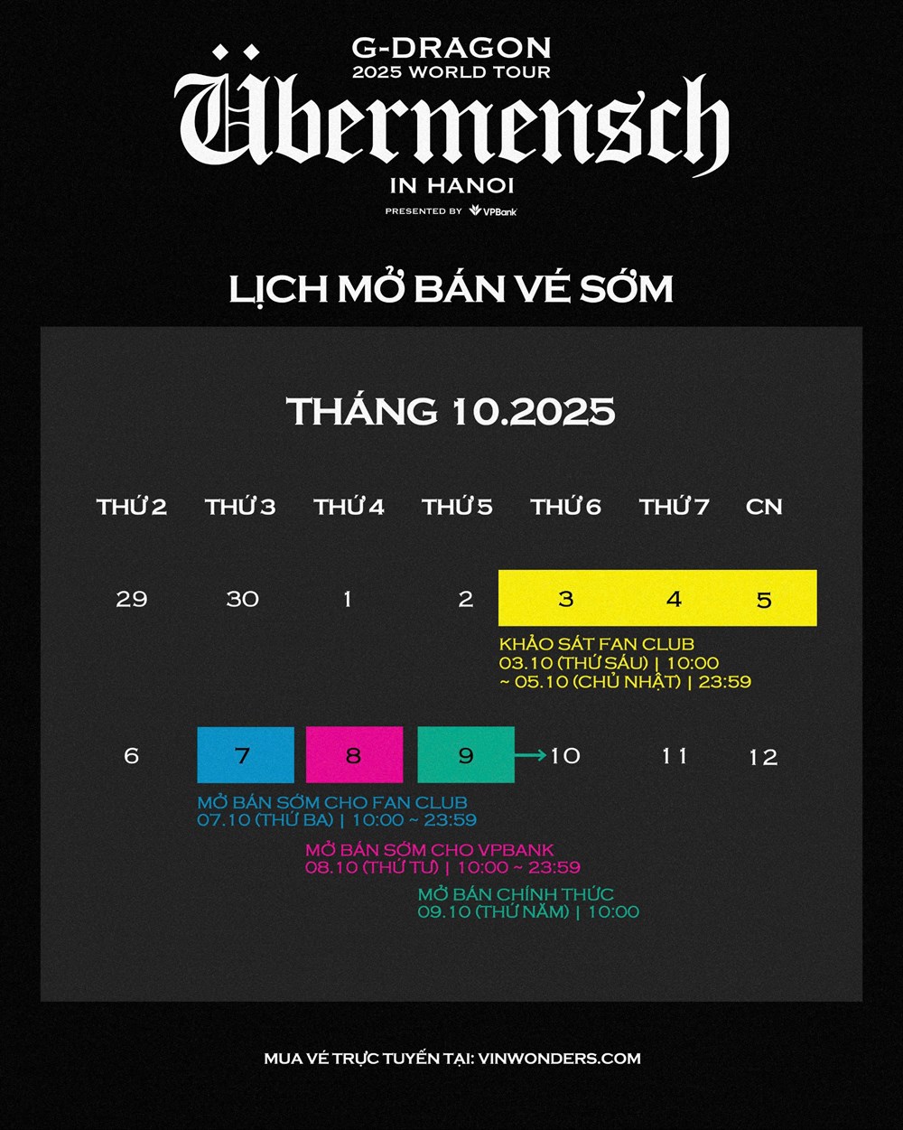 G-DRAGON 2025 WORLD TOUR [Übermensch] Biểu tượng toàn cầu chính thức trở lại với chuyến lưu diễn được mong chờ bậc nhất tại các thành phố lớn - ảnh 3