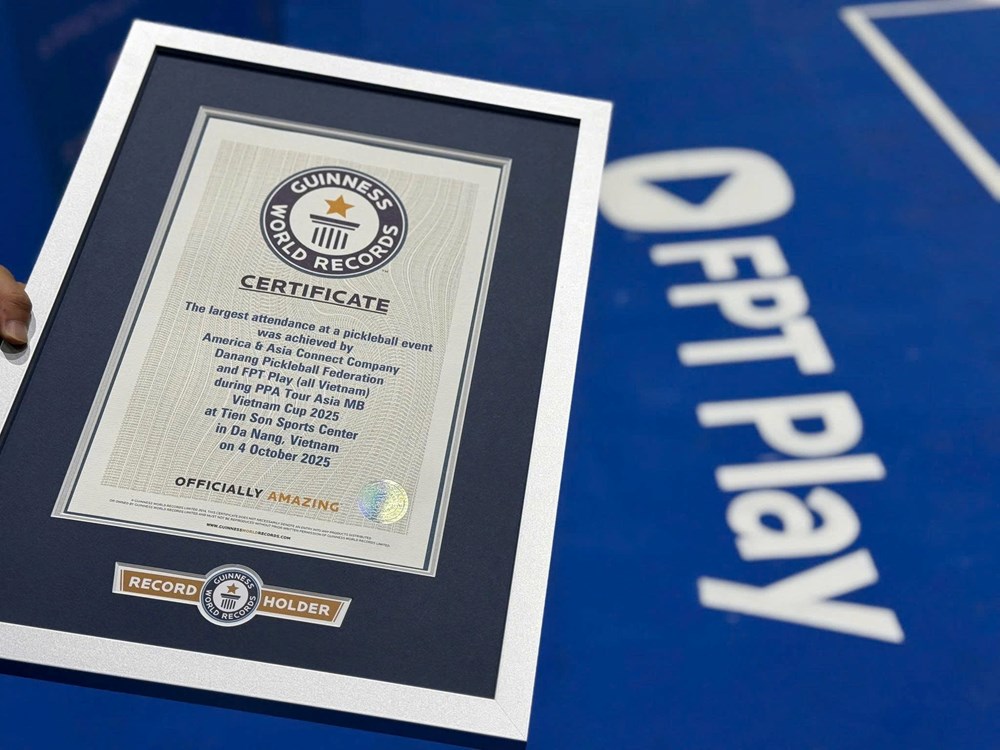 Pickleball Việt Nam lập kỷ lục Guinness - ảnh 2