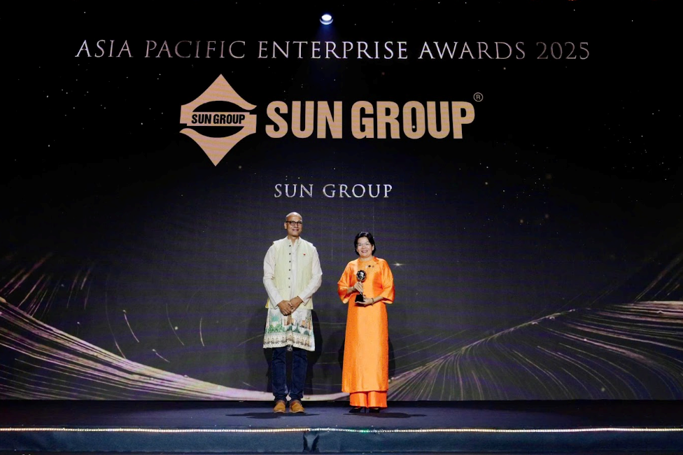 Sun Group nhận giải thưởng “Thương hiệu truyền cảm hứng châu Á 2025” do APEA trao tặng - ảnh 1