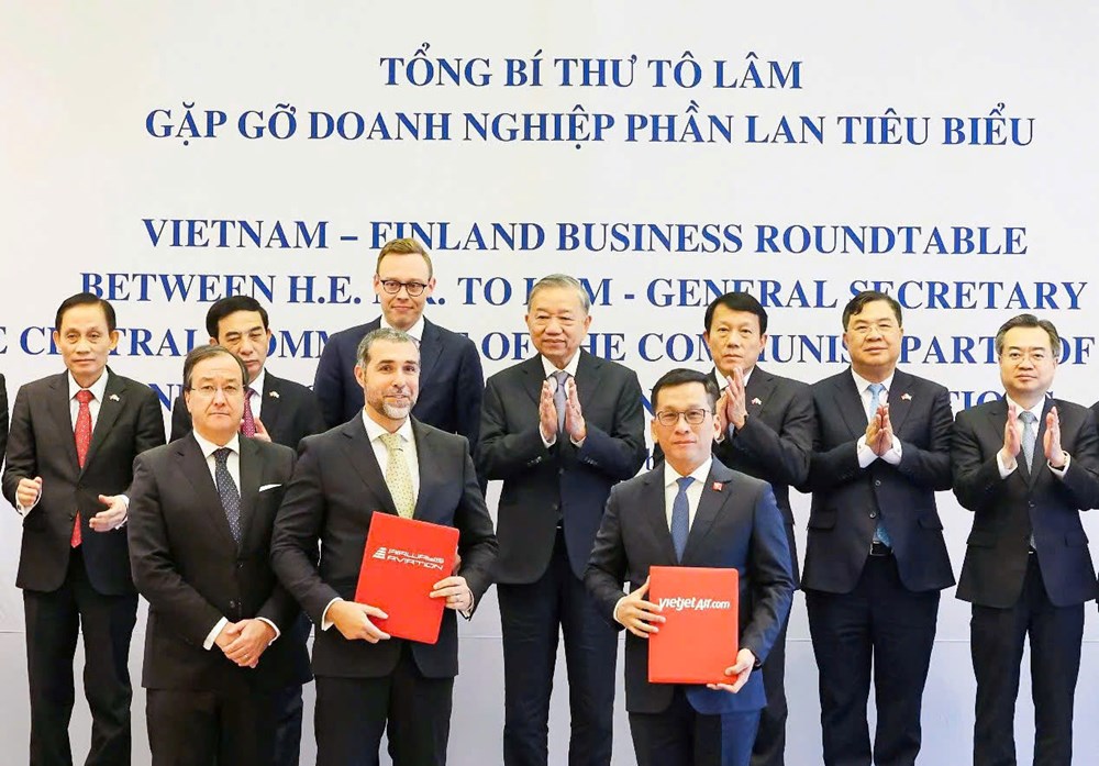  Vietjet ký thỏa thuận phát triển nguồn lực hàng không quốc tế, thúc đẩy hợp tác mới giữa Việt Nam và Phần Lan - ảnh 1