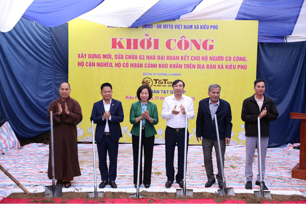 T&T Group tài trợ 13 tỷ đồng xây Nhà Đại đoàn kết và hệ thống camera an ninh tại xã Kiều Phú (Hà Nội) - ảnh 4