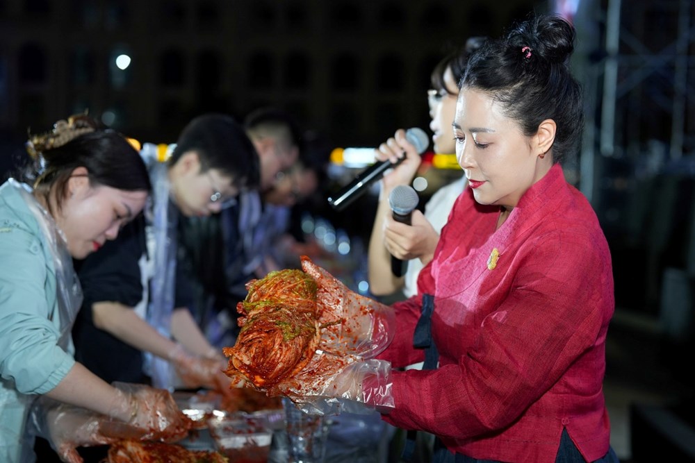 Lễ hội ẩm thực Hàn Quốc K-Food Fair lần đầu tiên tổ chức tại Hải Phòng, thu hút hàng trăm nghìn lượt khách tham gia - ảnh 3