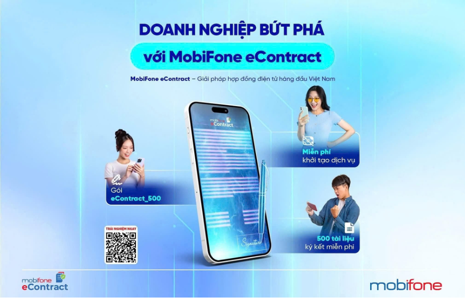 Hợp đồng điện tử MobiFone eContract đồng hành cùng doanh nghiệp chuyển đổi số - ảnh 1