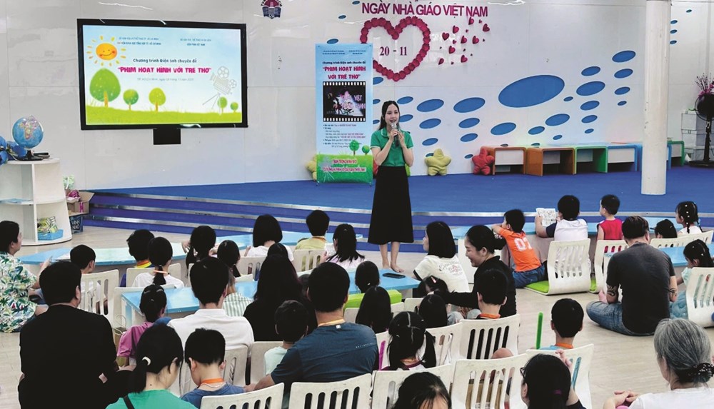 “Chủ nhật xanh” của thiếu nhi cùng chuyên đề Điện ảnh “Phim hoạt hình với trẻ thơ” - ảnh 4