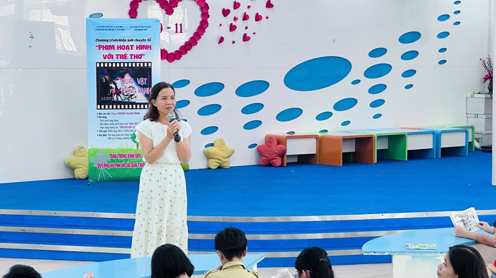 “Chủ nhật xanh” của thiếu nhi cùng chuyên đề Điện ảnh “Phim hoạt hình với trẻ thơ” - ảnh 3