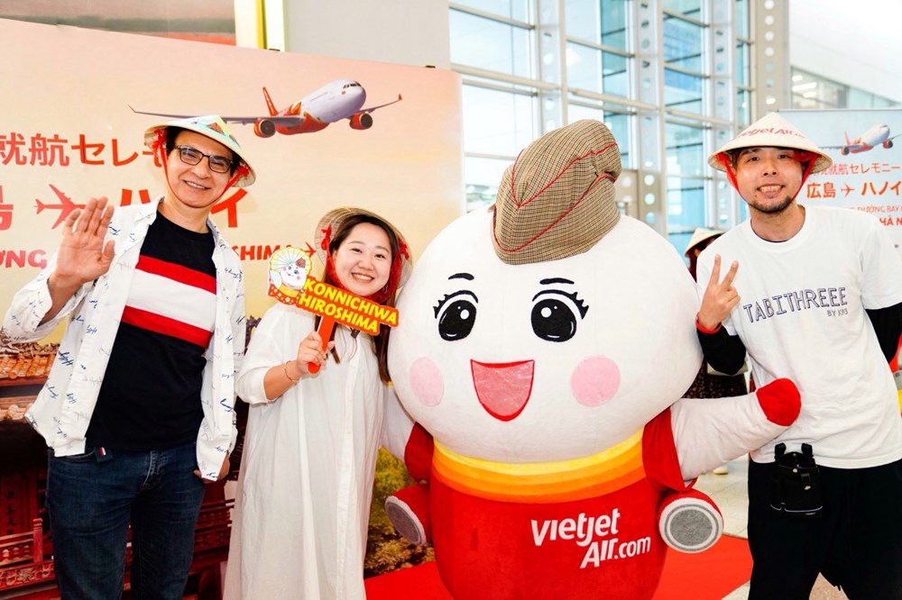 Vietjet tăng chuyến bay Hiroshima – Hà Nội lên 4 chuyến khứ hồi mỗi tuần - ảnh 4