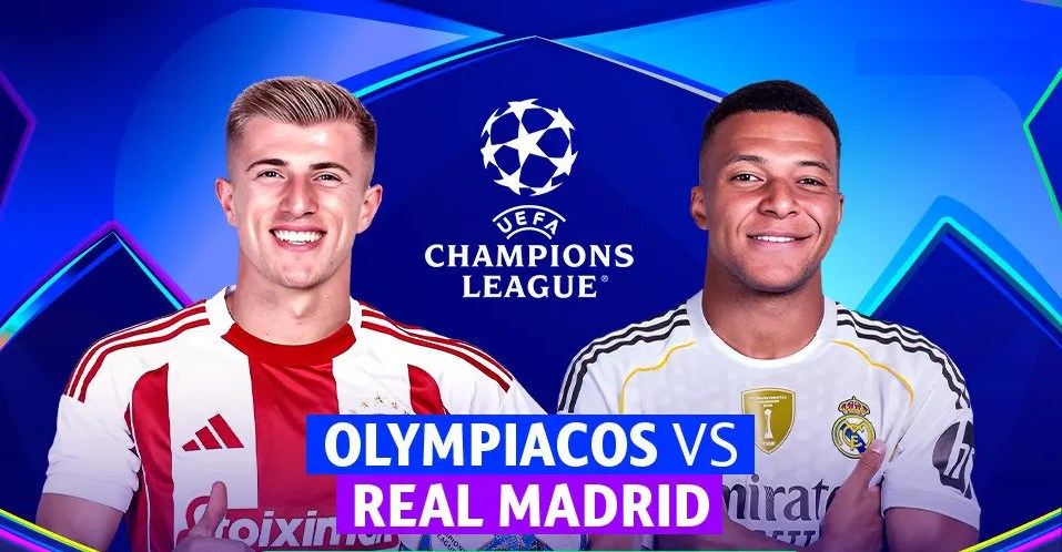 Nhận định trận đấu Olympiacos vs Real Madrid, 3h00 ngày 27.11: 4 trận không thắng tại Karaiskakis – Real có đổi vận? - ảnh 1