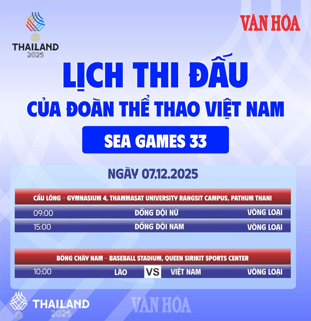 Lịch thi đấu SEA Games 33 của đoàn Thể thao Việt Nam ngày 7.12 - ảnh 2