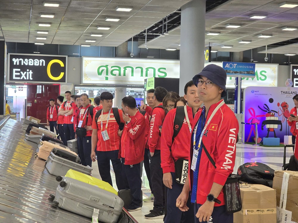 Đoàn Thể thao Việt Nam đã đến Thái Lan, bắt đầu chiến dịch SEA Games 33 - ảnh 5