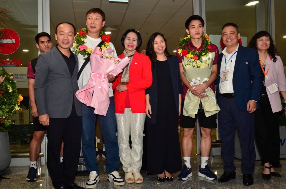 U22 Việt Nam rạng rỡ ngày trở về sau chiến dịch SEA Games 33 lịch sử - ảnh 14