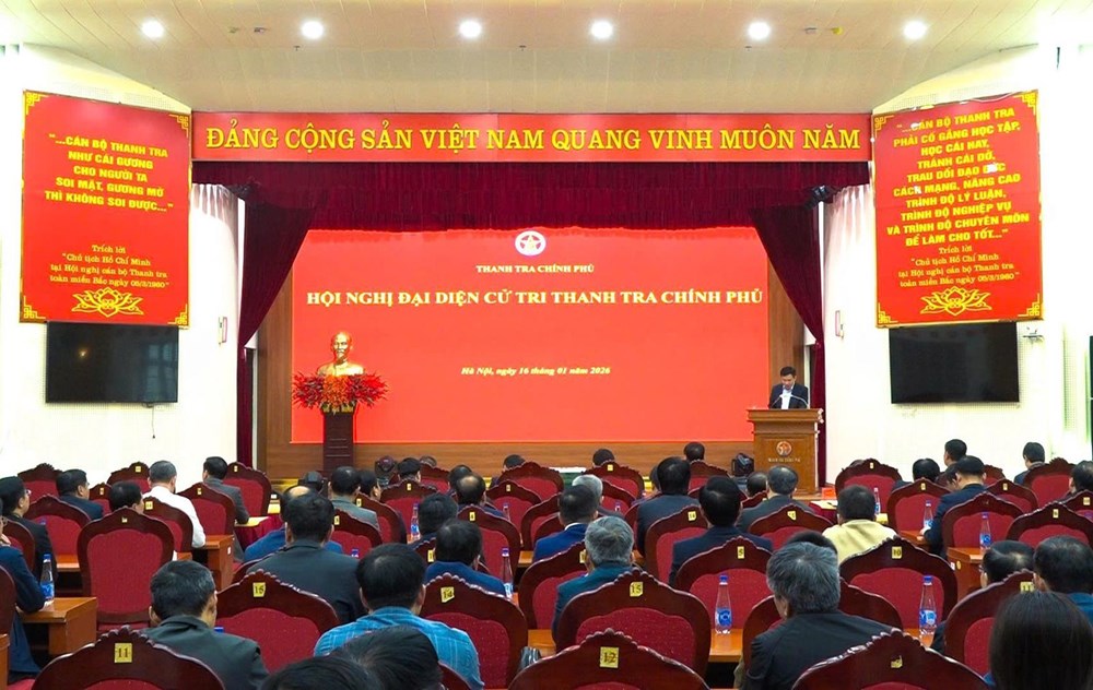 Thanh tra Chính phủ tổ chức Hội nghị lấy ý kiến cử tri đối với người được giới thiệu ứng cử ĐBQH khóa XVI - ảnh 2