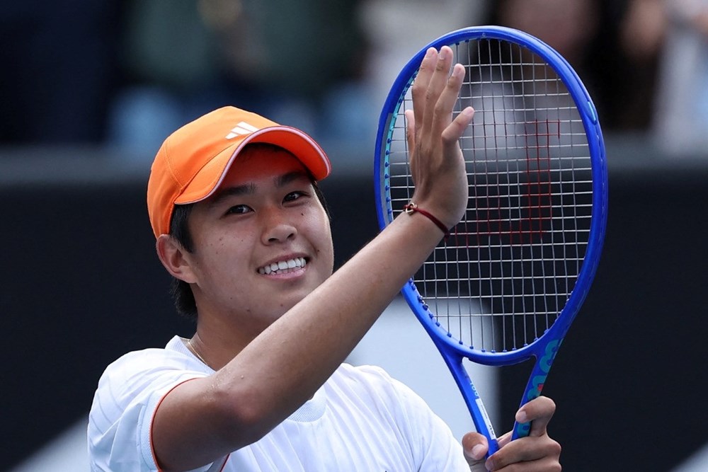 Tay vợt gốc Việt Learner Tien đánh bại cựu số một thế giới tại Australia Open - ảnh 1