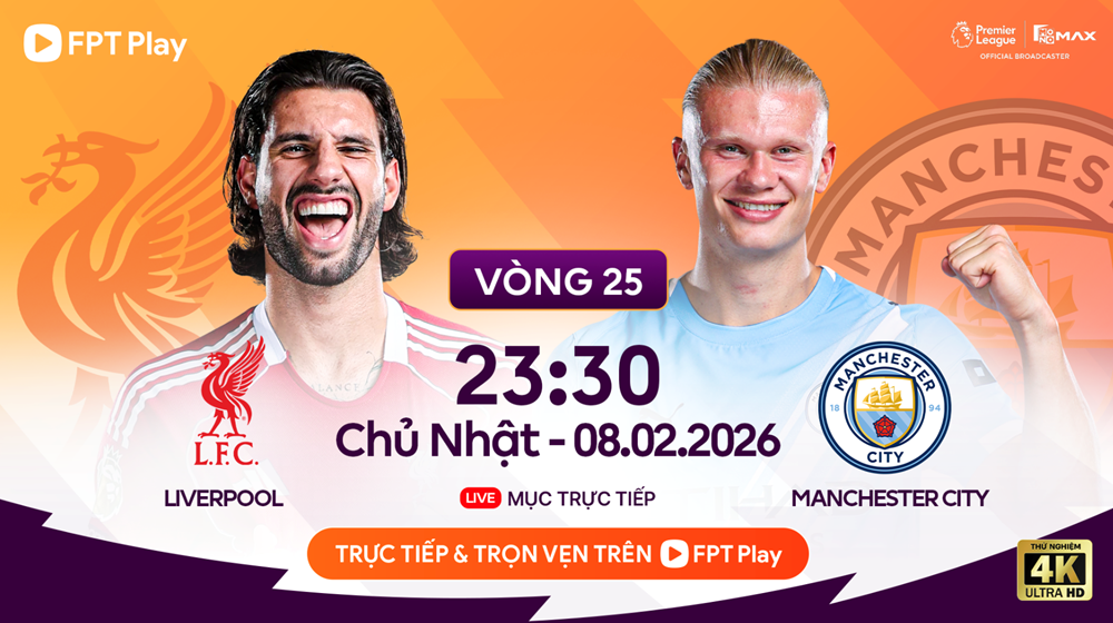 Link xem trực tiếp Liverpool vs Man City, 23h30 ngày 8.2, vòng 25 Ngoại hạng Anh - ảnh 1