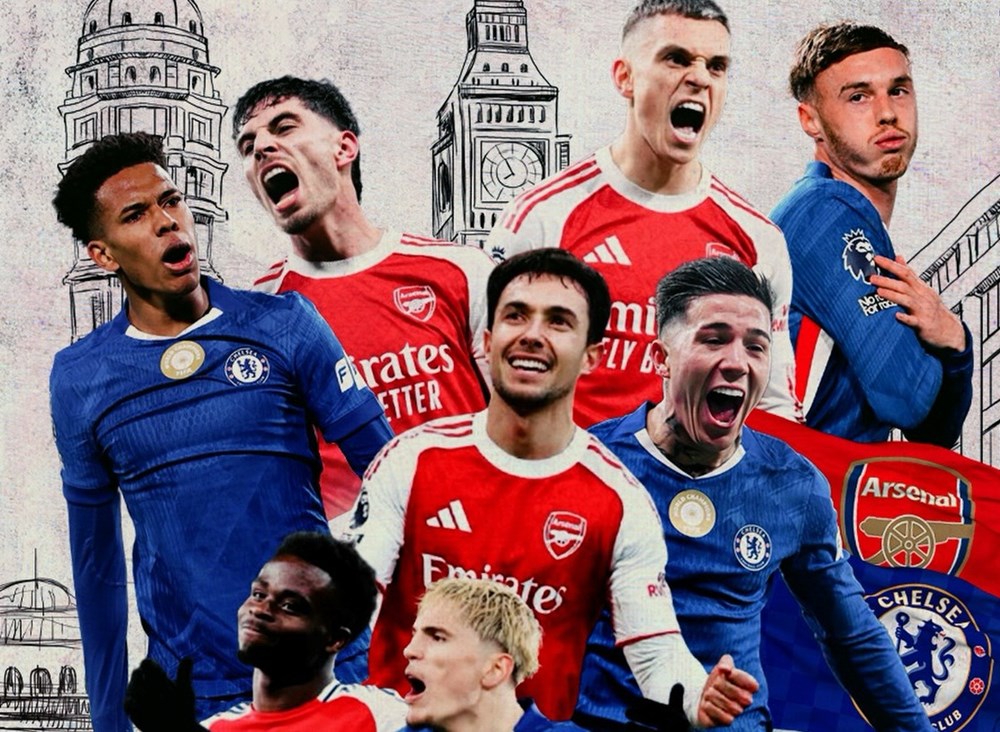 Lịch thi đấu vòng 28 Ngoại hạng Anh: Tâm điểm derby Arsenal vs Chelsea - ảnh 1