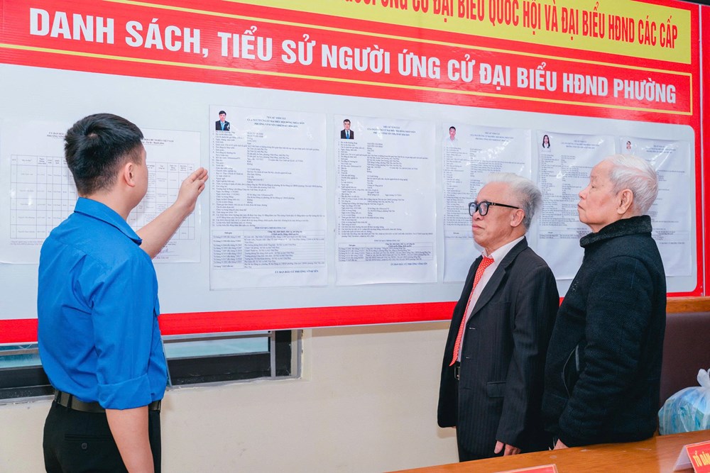 Phú Thọ: 99,91% cử tri đi bỏ phiếu bầu cử - ảnh 1