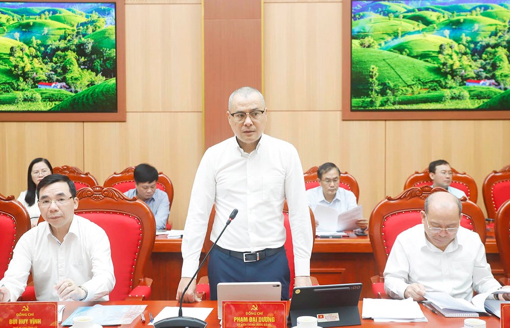 Đoàn kiểm tra, giám sát của Bộ Chính trị làm việc tại tỉnh Phú Thọ - ảnh 2