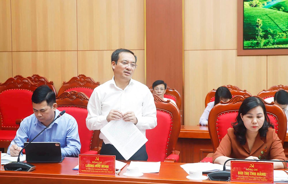 Đoàn kiểm tra, giám sát của Bộ Chính trị làm việc tại tỉnh Phú Thọ - ảnh 3