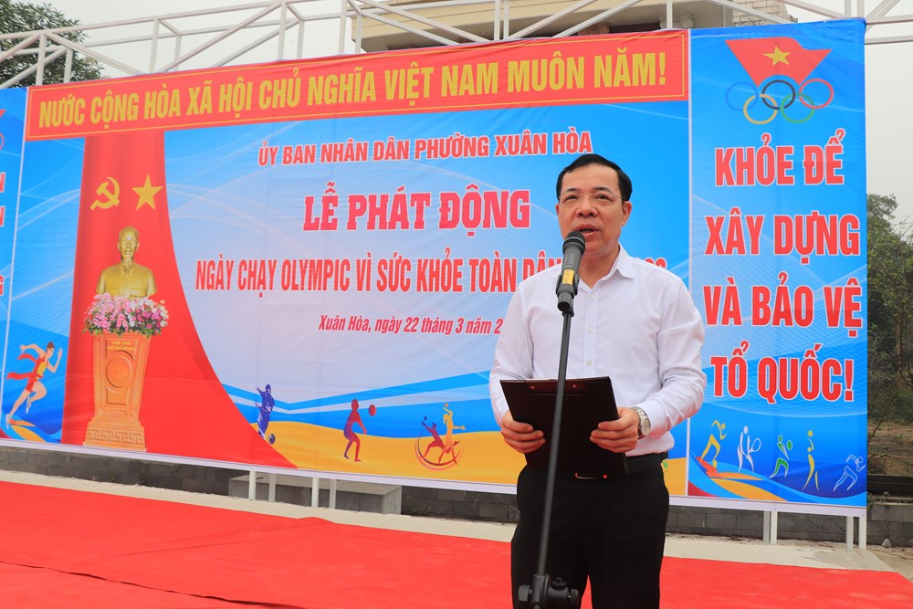 Phường Xuân Hoà sôi động Ngày chạy Olympic vì sức khỏe toàn dân - ảnh 1