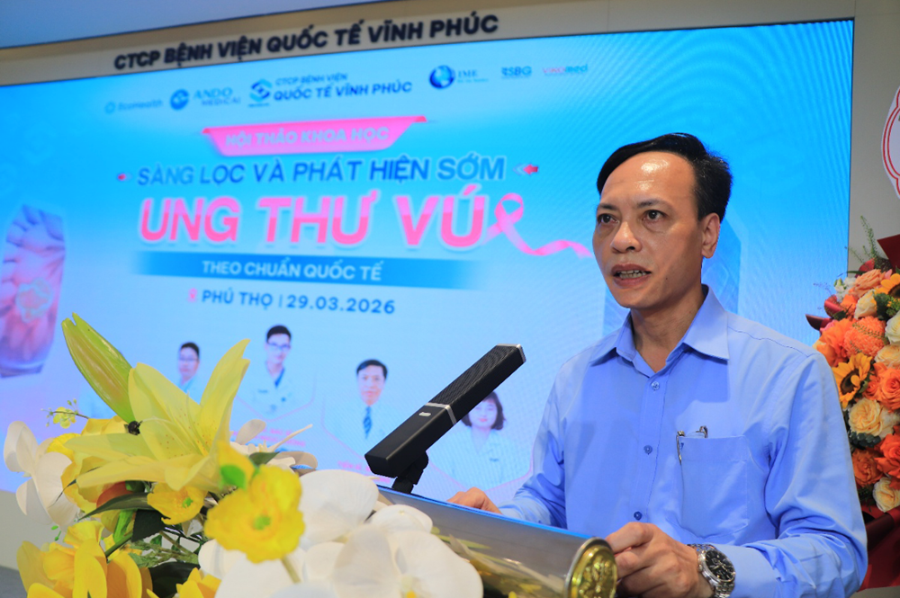 Phú Thọ: Hơn 100 chuyên gia, bác sĩ quy tụ tại hội thảo chuyên sâu về ung thư vú ở Bệnh viện Vĩnh Phúc VPI - ảnh 1
