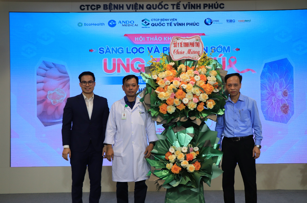Phú Thọ: Hơn 100 chuyên gia, bác sĩ quy tụ tại hội thảo chuyên sâu về ung thư vú ở Bệnh viện Vĩnh Phúc VPI - ảnh 3
