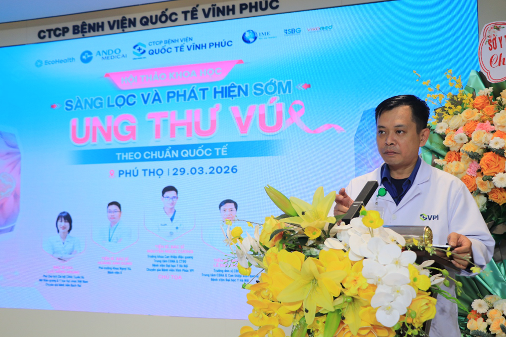 Phú Thọ: Hơn 100 chuyên gia, bác sĩ quy tụ tại hội thảo chuyên sâu về ung thư vú ở Bệnh viện Vĩnh Phúc VPI - ảnh 4