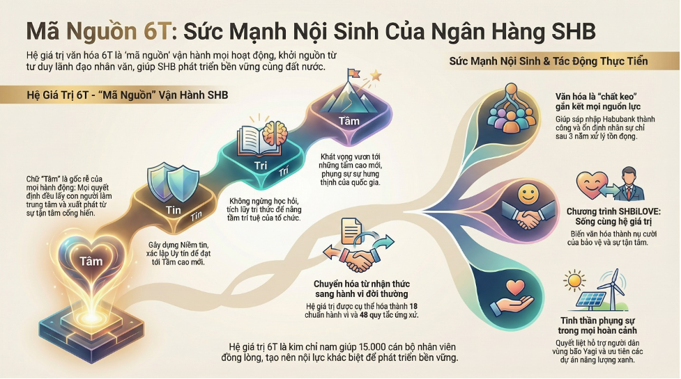 ‘Mã nguồn’ 6T: Sức mạnh nội sinh đưa SHB vươn mình cùng đất nước - ảnh 3