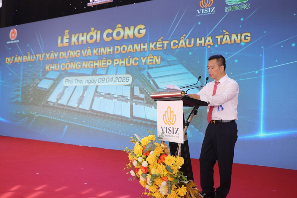 Phú Thọ: Khởi công Dự án Đầu tư xây dựng và kinh doanh kết cấu hạ tầng KCN Phúc Yên - ảnh 3