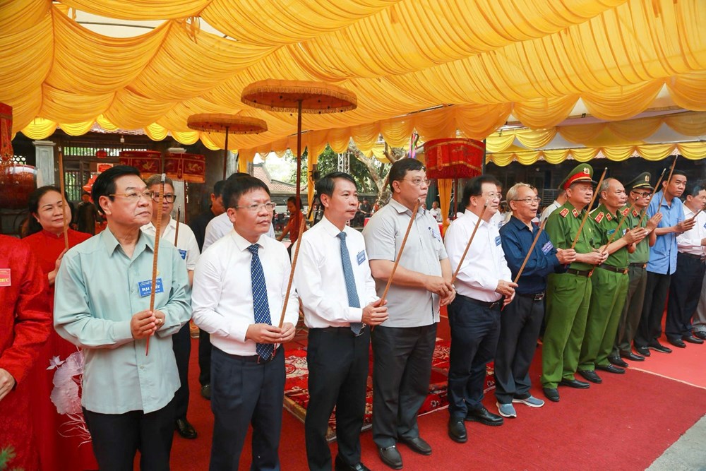Lễ dâng hương Tả Tướng quốc Trần Nguyên Hãn và khánh thành miếu Đông Hồ - ảnh 2