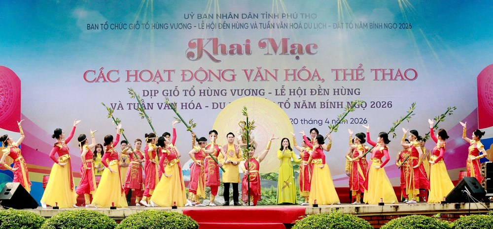 Phú Thọ: Sôi động các hoạt động văn hóa, thể thao dịp Giỗ Tổ Hùng Vương - ảnh 3