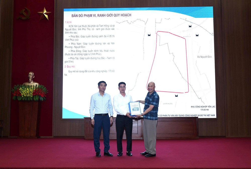 Phú Thọ: Công bố quy hoạch Khu công nghiệp Yên Lạc quy mô hơn 170 ha - ảnh 1